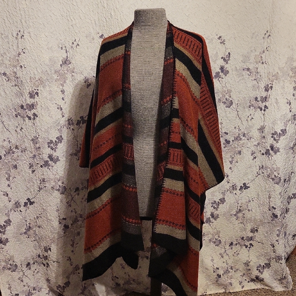 Multicolor Striped Shawl - Picture 1 of 7